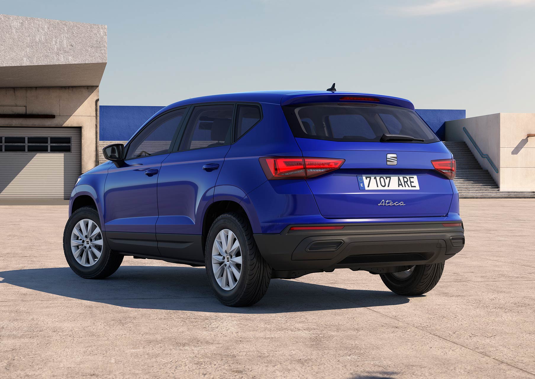 seat-ateca-energy-blue-colour-rear-view